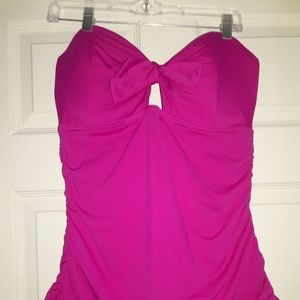 Tommy Bahama-Pink-Swimming suit top only-XL/DD